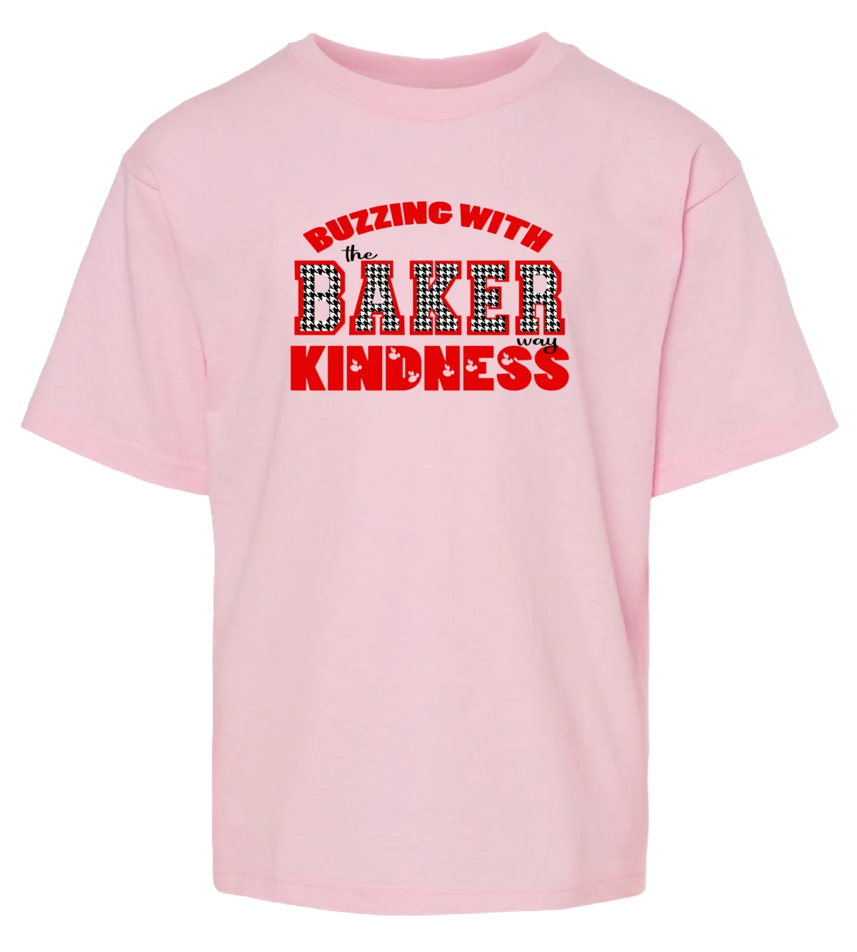Buzzing with Kindness Check Tee
