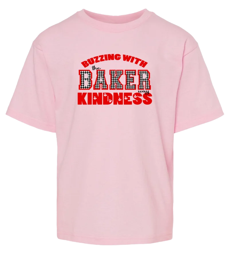 Buzzing with Kindness Check Tee